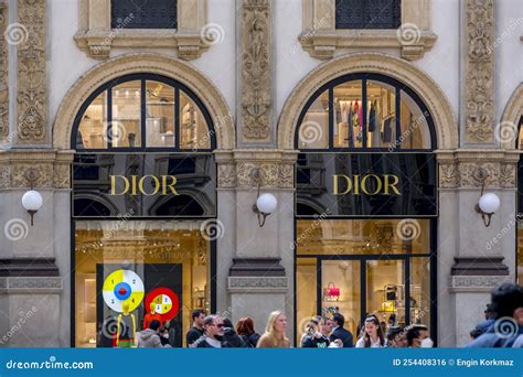 standing infront of dior store milan|duomo of milan galleria.